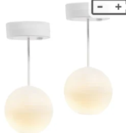 Chinesische Hängelampen von Lundby für das Puppenhaus, 2er-Set mit LED-Beleuchtung
