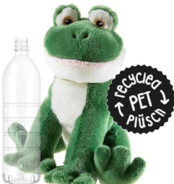 Frosch aus recycelten PET-Flaschen