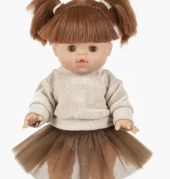 Gordi-Puppe Raphaëlle von Minikane mit braunen Schlafaugen.
