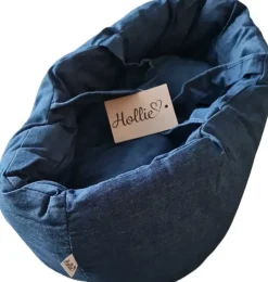 Hollie Puppentrage/Reisebett aus coolem Denim