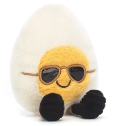 Jellycat Amüsantes gekochtes Ei, schick mit Sonnenbrille