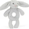 Jellycat Bashful Hasenrassel / Silber