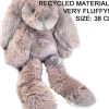 Kuscheliger Hase aus recycelten Materialien von Happy Horse