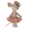 Maileg Ballerina-Maus kleine Schwester / rosa