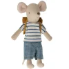 Maileg Big Brother Dreirad Maus mit Tasche