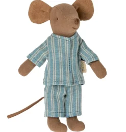 Maileg Big Brother Maus mit Pyjama in Streichholzschachtel