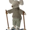 Maileg Big Brother Maus mit Skiset