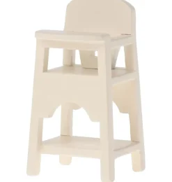 Maileg Hochstuhl für Mäuse / cremeweiß