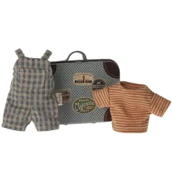 Maileg Overall mit T-Shirt für Big Brother Mouse + Koffer
