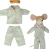 Maileg Pyjama-Set für Vater Maus