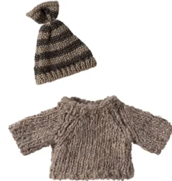 Maileg Strickpullover und Mütze für Big Brother Maus