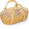 Mamamemo Moseskörbchen / Puppentragetasche für Puppen bis 35 cm