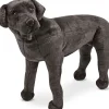 Melissa & Doug, lebensechtes Plüschspielzeug „Labrador Retriever“ in Schwarz