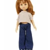 Minikane Amigas – Ensemble Hose Jean et Top Faustine und Double Gaze Galet