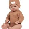 Minikane Bambinis – Ensemble mit langen Ärmeln, Andréa et bonnet und nid d'abeille pétale
