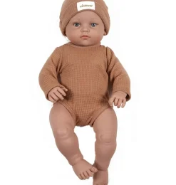 Minikane Bambinis – Ensemble mit langen Ärmeln, Andréa et bonnet und nid d'abeille pétale