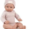 Minikane Bambinis – Ensemble mit langen Ärmeln, Andréa et bonnet und nid d'abeille pétale