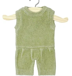 Minikane Barboteuse Orlando und tricot vert sauge für Gordi-Puppen