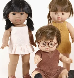Minikane Barboteuse Orlando und Trikotcreme für Gordi-Puppen