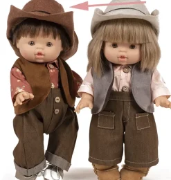 Minikane-Cowboyhut für die Gordi-Puppen