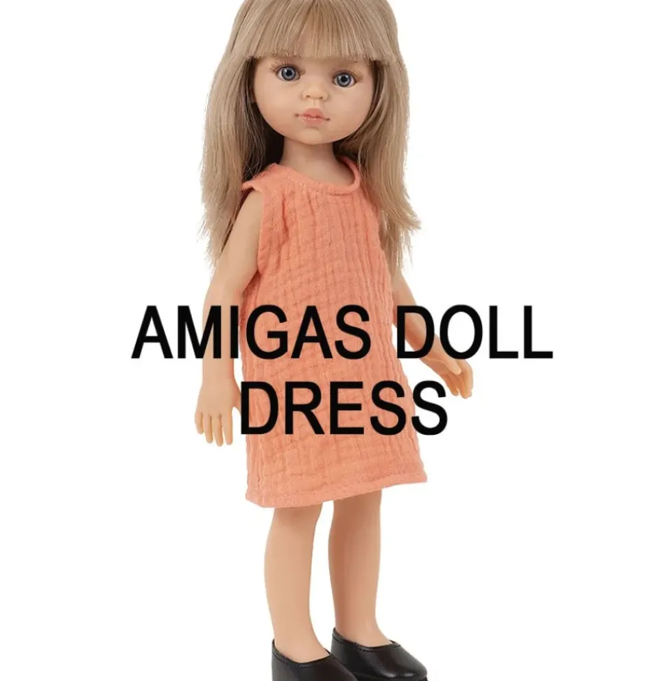 Minikane-Kleid für Amigas-Puppen / Papaya