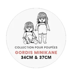 Minikane Kunstpelzweste Tao für Gordi-Puppen