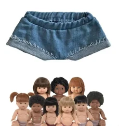 Minikane kurze Emma Jeans für Gordi Puppen von Paola Reina