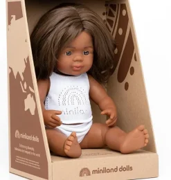 Miniland Puppe Mädchen Aborigine 38 cm