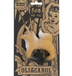 Oli & Carol Rob de Fox Beißspielzeug, Badespielzeug und Armband