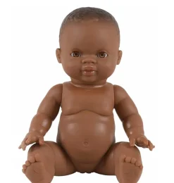 Paola Reina Babypuppe braunes Mädchen 34 cm