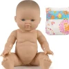 Paola Reina Gordi Puppe mit Puppenwindel
