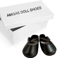 Paola Reina schwarze Schuhe für Amigas-Puppen